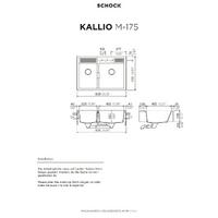 Pomivalno korito SCHOCK Kallio M-175 Twilight