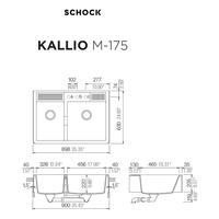 Pomivalno korito SCHOCK Kallio M-175 Day