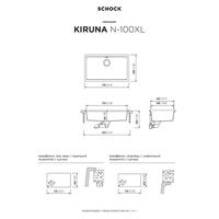 Pomivalno korito SCHOCK Kiruna N-100XL Night
