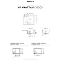 Pomivalno korito SCHOCK Manhattan D-100S Croma