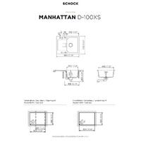 Pomivalno korito SCHOCK Manhattan D-100XS Croma