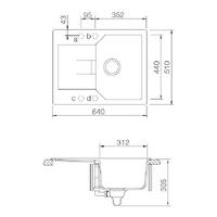 Pomivalno korito SCHOCK Manhattan D-100XS Croma