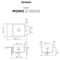 Pomivalno korito SCHOCK Mono D-100XS Puro