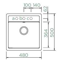 Pomivalno korito SCHOCK Mono N-100S FB Puro