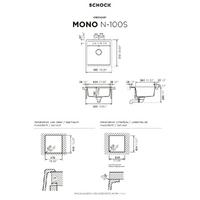 Pomivalno korito SCHOCK Mono N-100S Puro