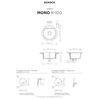 Pomivalno korito SCHOCK Mono R-100 Magma