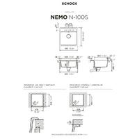 Pomivalno korito SCHOCK Nemo N-100S Nero