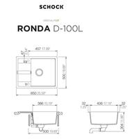 Pomivalno korito SCHOCK Ronda D-100L Onyx