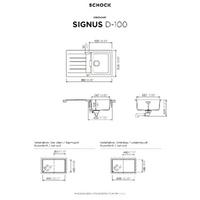 Pomivalno korito SCHOCK Signus D-100 Magma