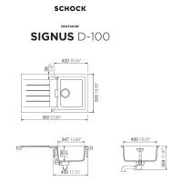 Pomivalno korito SCHOCK Signus D-100 Magma