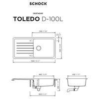 Pomivalno korito SCHOCK Toledo D-100L Bronze