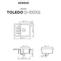 Pomivalno korito SCHOCK Toledo D-100XS Magma