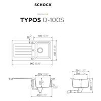 Pomivalno korito SCHOCK Typos D-100S Onyx