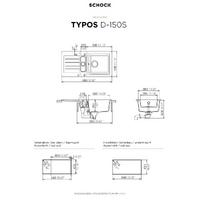 Pomivalno korito SCHOCK Typos D-150S Onyx
