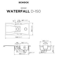 Pomivalno korito SCHOCK Waterfall D-150 Silverstone