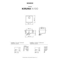 Pomivalno korito SCHOCK Kiruna N-100 Night