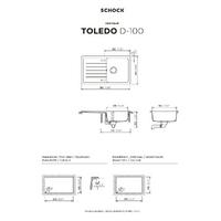 Pomivalno korito SCHOCK Toledo D-100 Stone