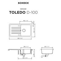 Pomivalno korito SCHOCK Toledo D-100 Magma
