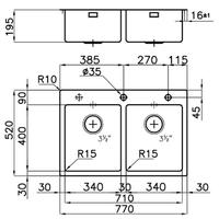 Pomivalno korito FOSTER KE 2269 050