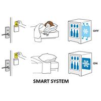 Minibar, hotelski hladilnik Indel B K60 ECOSMART G