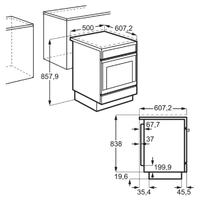 Steklokeramični štedilnik Electrolux LKR500001W