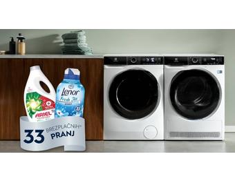 Electrolux promocija: 33 brezplačnih pranj