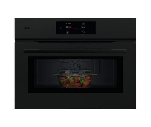 Vgradna kompaktna mikrovalovna pečica AEG NKM7N721T