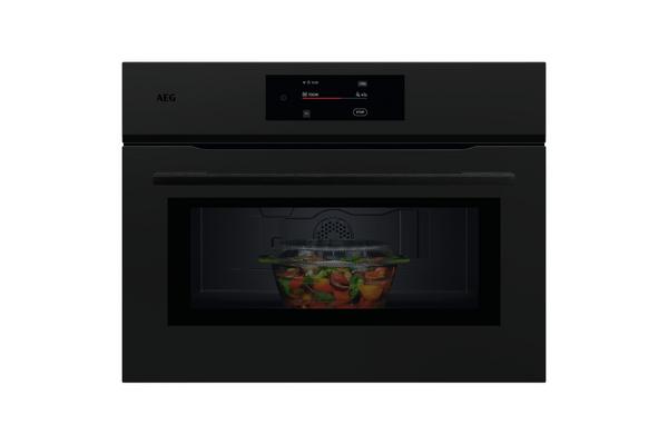 Vgradna kompaktna mikrovalovna pečica AEG NKM7N721T