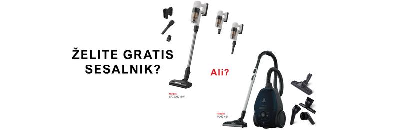 Promocija Gratis sesalnik Electrolux (april/maj 2026)