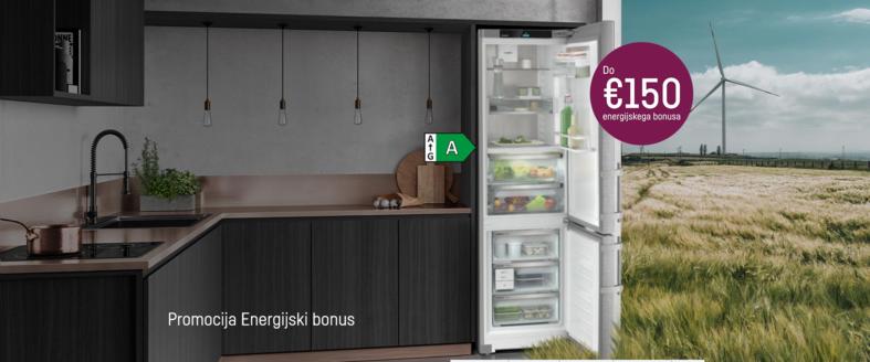 Liebherr Cashback promocija - do 150 € energijskega bonusa