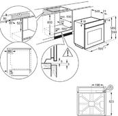 Vgradna pečica Electrolux EOF4P74X