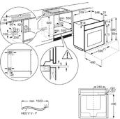 Vgradna pečica Electrolux KOAAS31WT