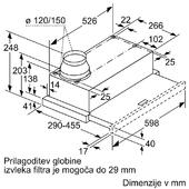 Izvlečna kuhinjska napa Bosch DFM064A53