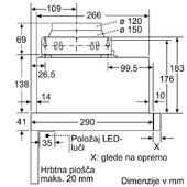 Izvlečna kuhinjska napa Bosch DFM064A53