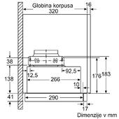 Izvlečna kuhinjska napa Bosch DFM064A53