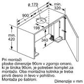 Izvlečna kuhinjska napa Bosch DFS097K51