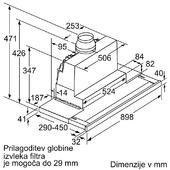 Izvlečna kuhinjska napa Bosch DFS097K51