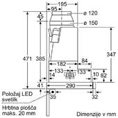 Izvlečna kuhinjska napa Bosch DFS097K51