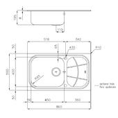 Pomivalno korito FOSTER Big Bowl 1561 202 