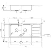 Pomivalno korito FOSTER Elettra 5812 061 