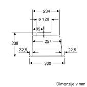 Popolnoma vgradna napa Bosch DLN53AA70