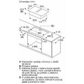 Indukcijska plošča z napo Bosch PIE611B15E