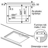 Plinska kuhalna plošča Bosch PPP6A6M90