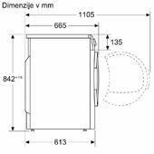 Sušilni stroj s toplotno črpalko Bosch WTW876LBY