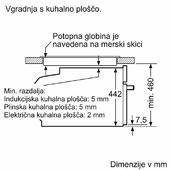 Vgradna kompaktna pečica s funkcijo pare Bosch CSG656BS2