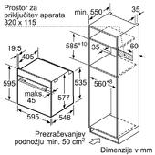 Vgradna pečica z mikrovalovno funkcijo Bosch HMG6764B1