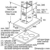 Otočna kuhinjska napa Bosch DIB97IM50