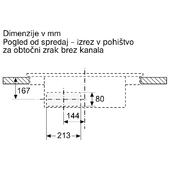 Indukcijska plošča z napo Bosch PIE611B15E