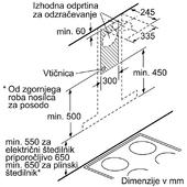 Stenska napa Bosch DWB97JP50