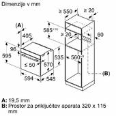 Vgradna pečica Bosch HBA533BW1